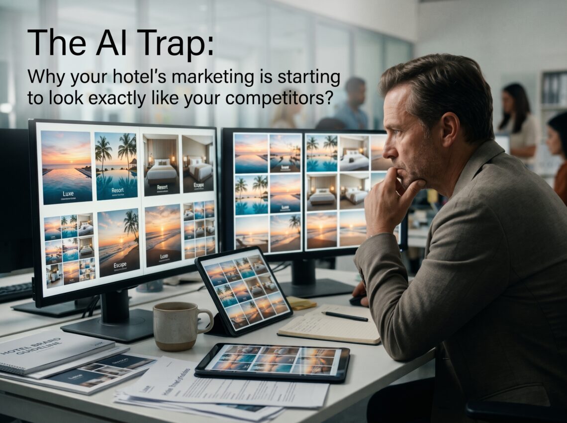 The sea of sameness in hotel marketing
